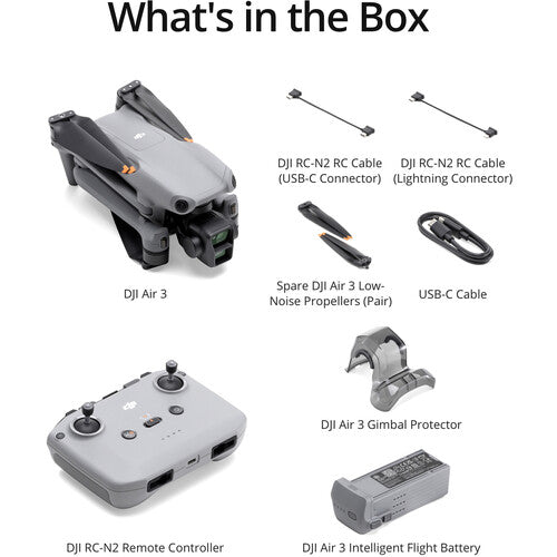DJI Air 3 Drone with RC-N2 DJI Florida Drone Supply DJI Air 3 Drone with RC-N2