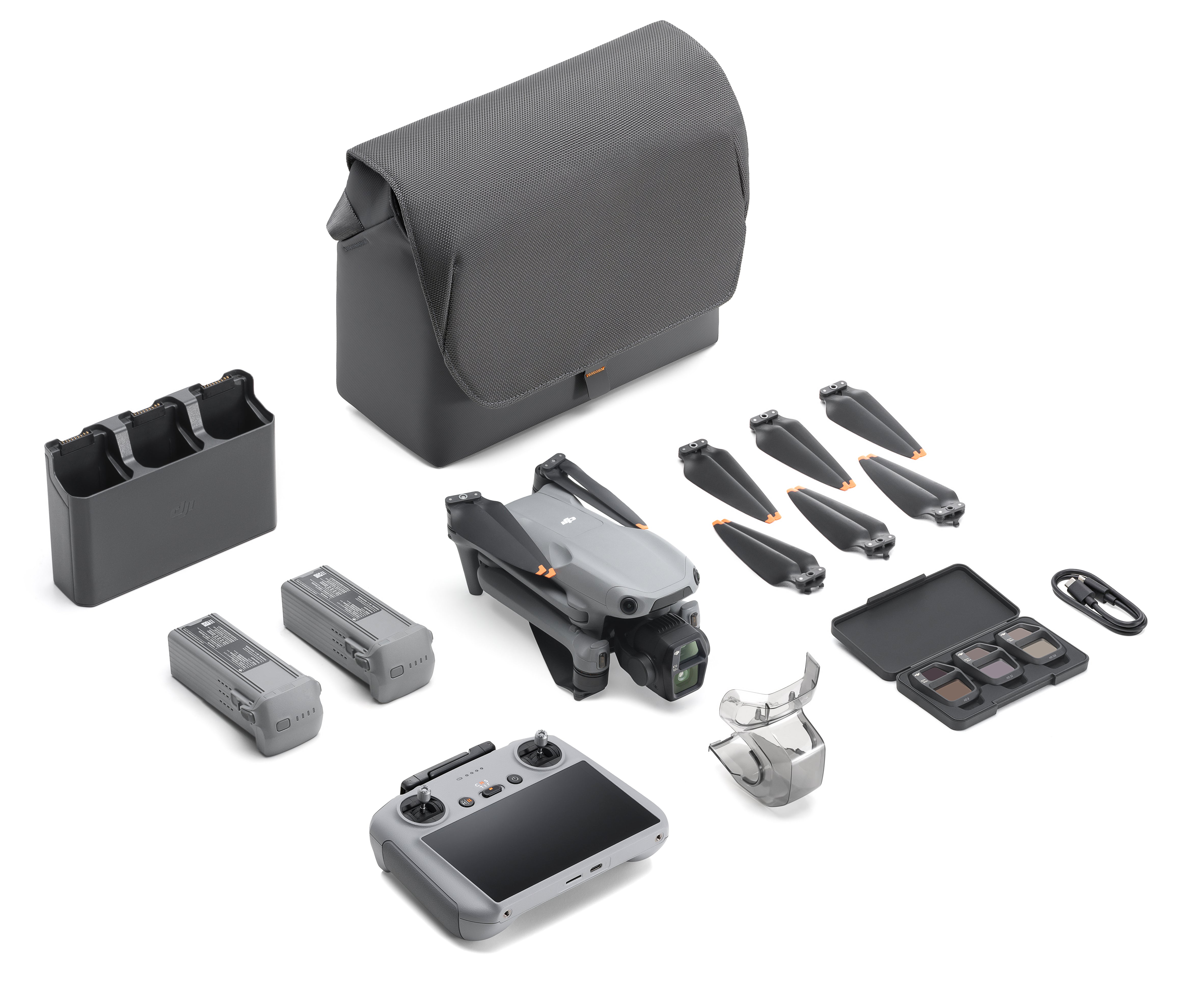 DJI Air 3S Fly More Combo (DJI RC2) Florida Drone Supply Florida Drone Supply