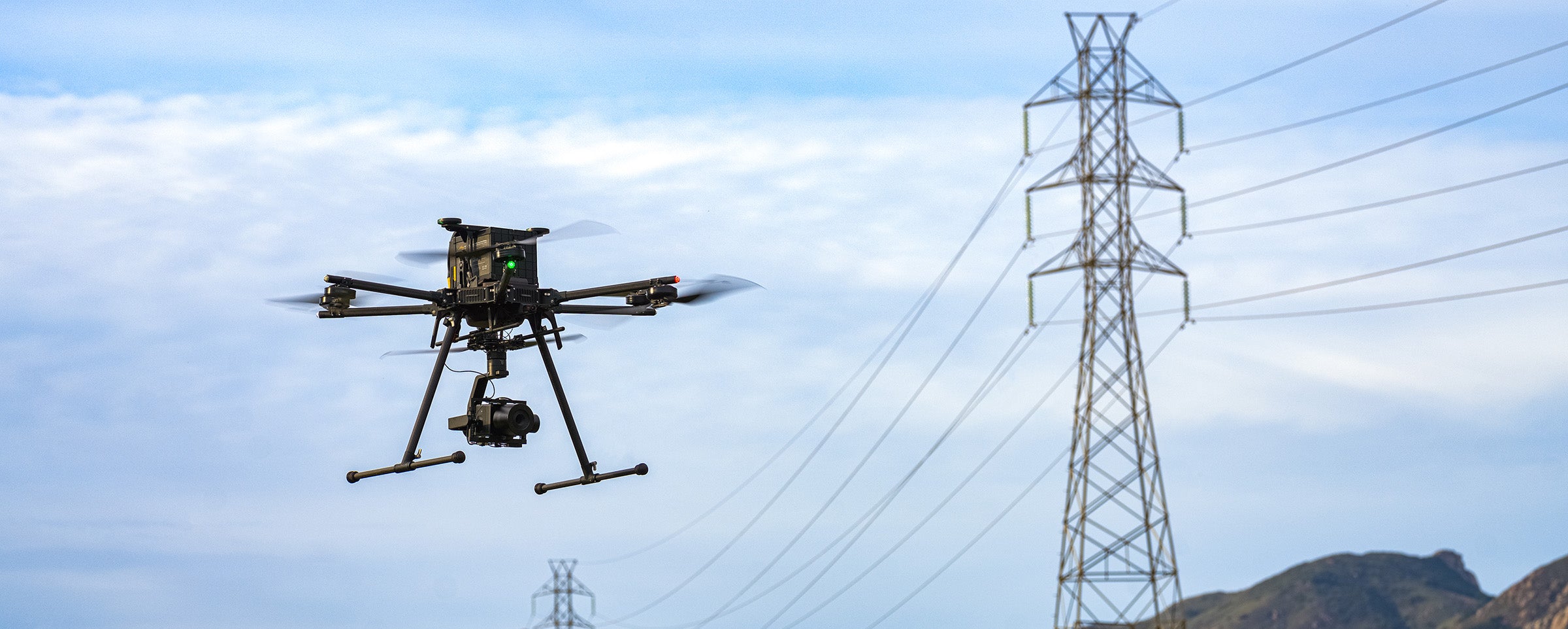 IF1200A Hexacopter, Blue UAS Certified Configuration Inspired Flight Florida Drone Supply