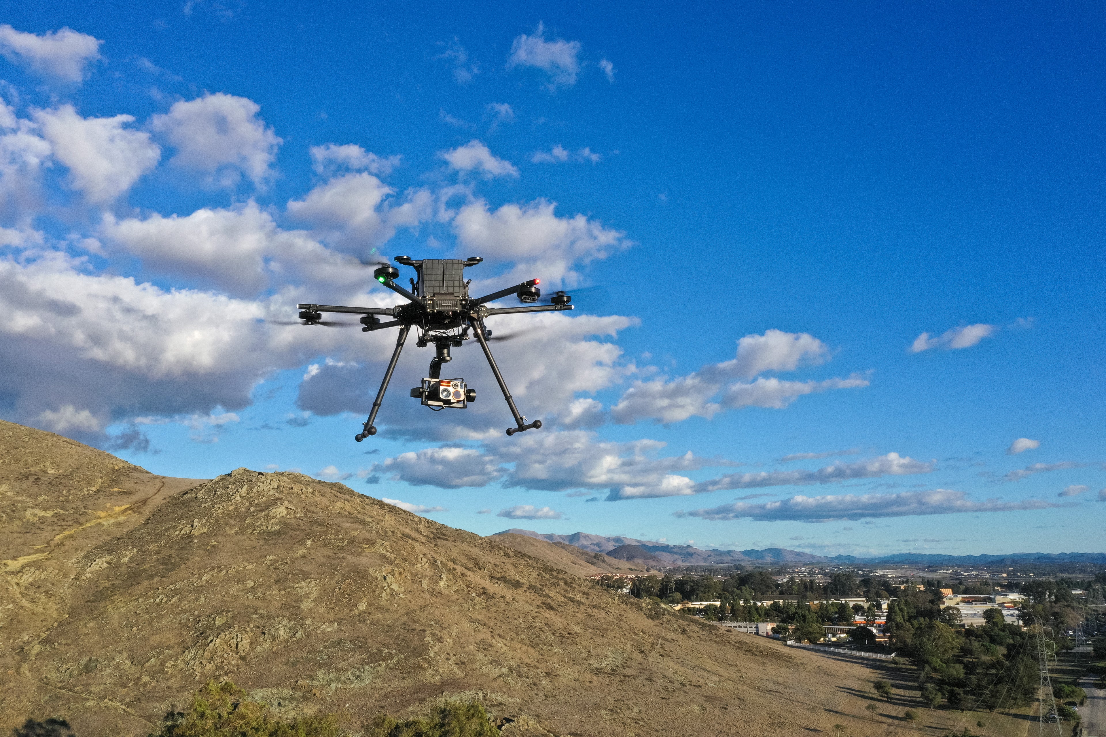 IF1200A Hexacopter, Blue UAS Certified Configuration Inspired Flight Florida Drone Supply