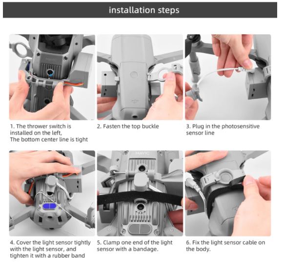 FireHouse Payload Drop Kit Complete w/ Payload Pouch FireHouse Florida Drone Supply