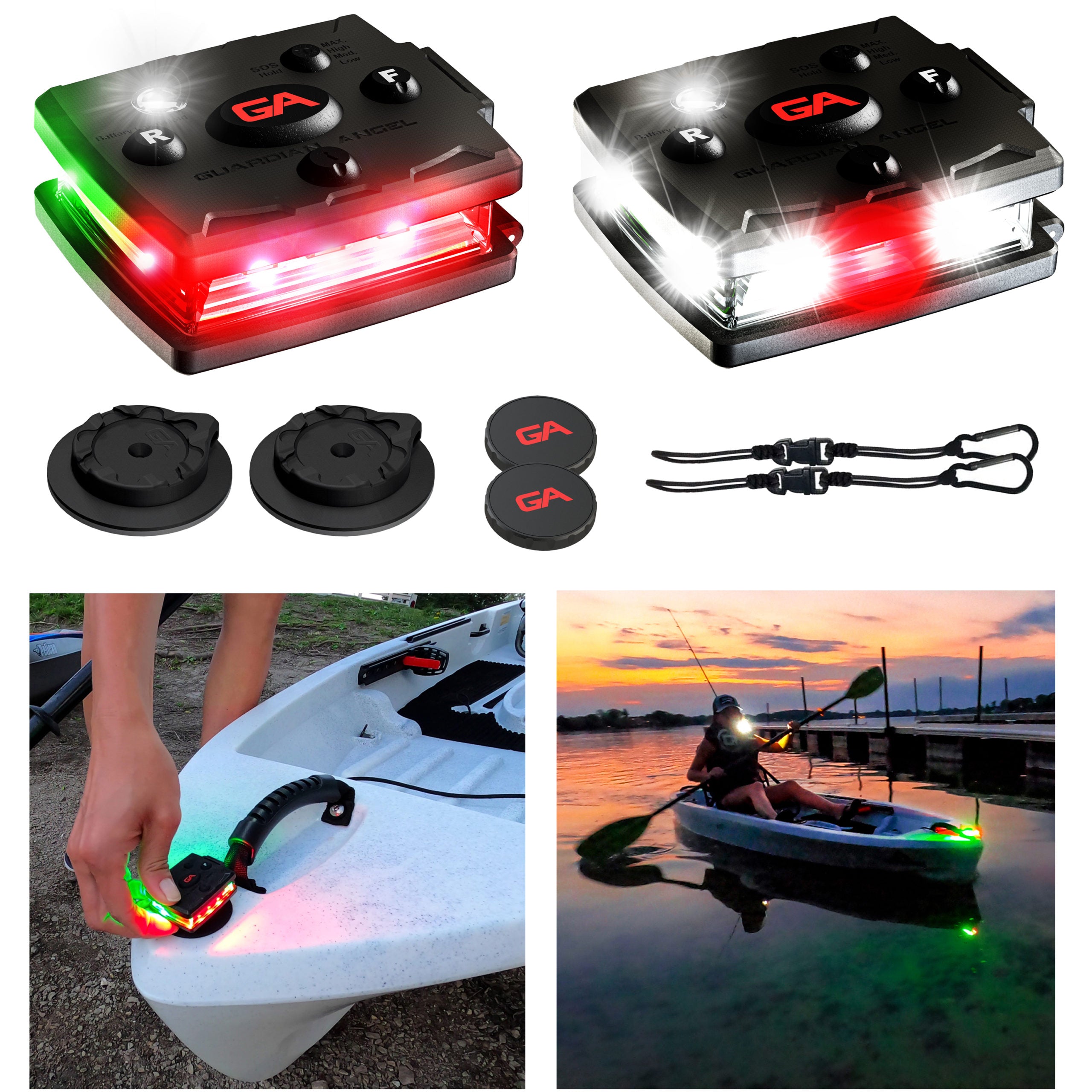 Guardian Angel - Wireless Kayak LED Light – Combo Kit
