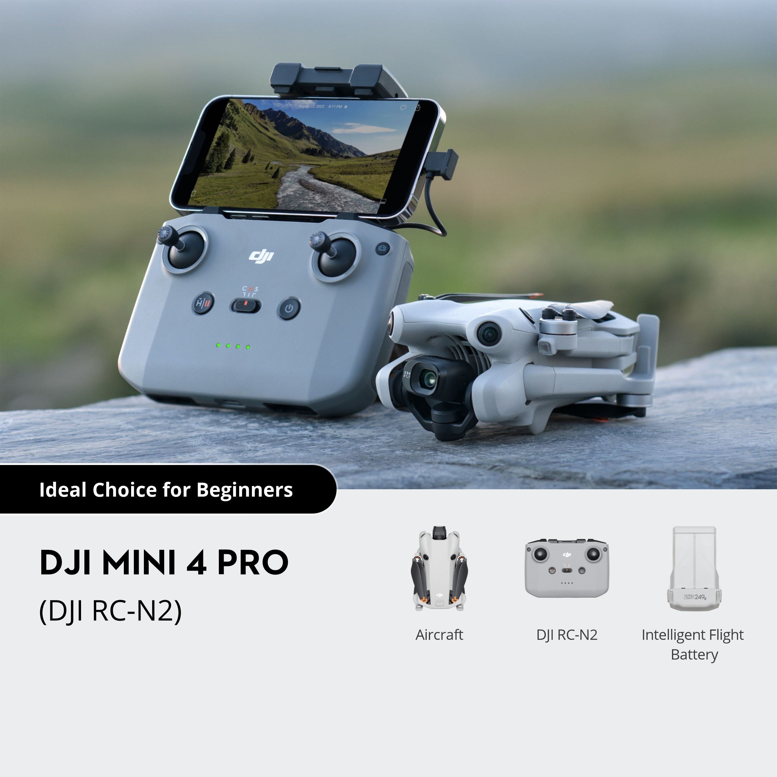 DJI Mini 4 Pro (DJI RC-2) - DJI