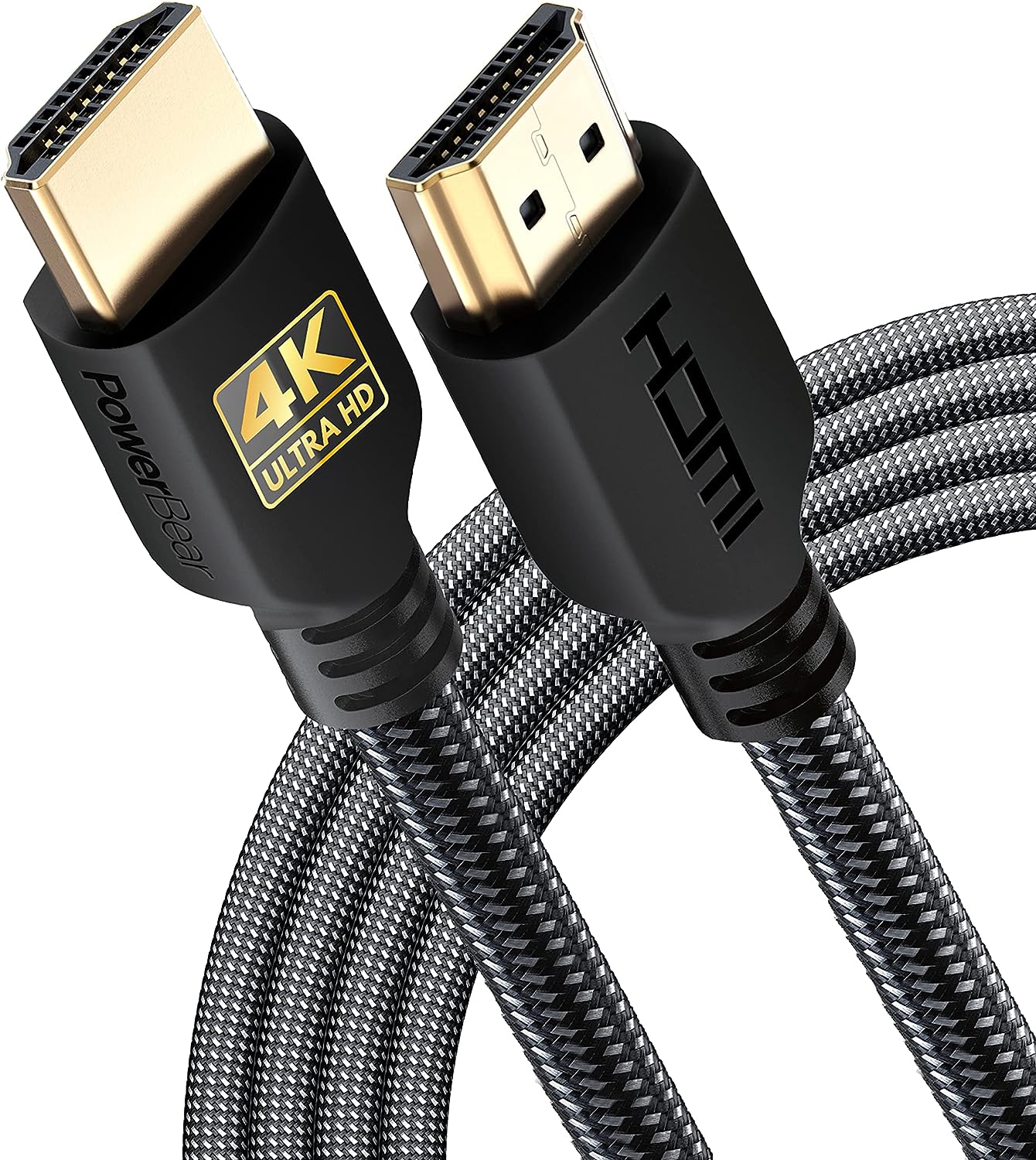 4K HDMI Cable 10 ft | High Speed Hdmi Cables, Braided Nylon & Gold Connectors, 4K @ 60Hz, Ultra HD, 2K, 1080P, ARC & CL3 Rated Florida Drone Supply Florida Drone Supply 