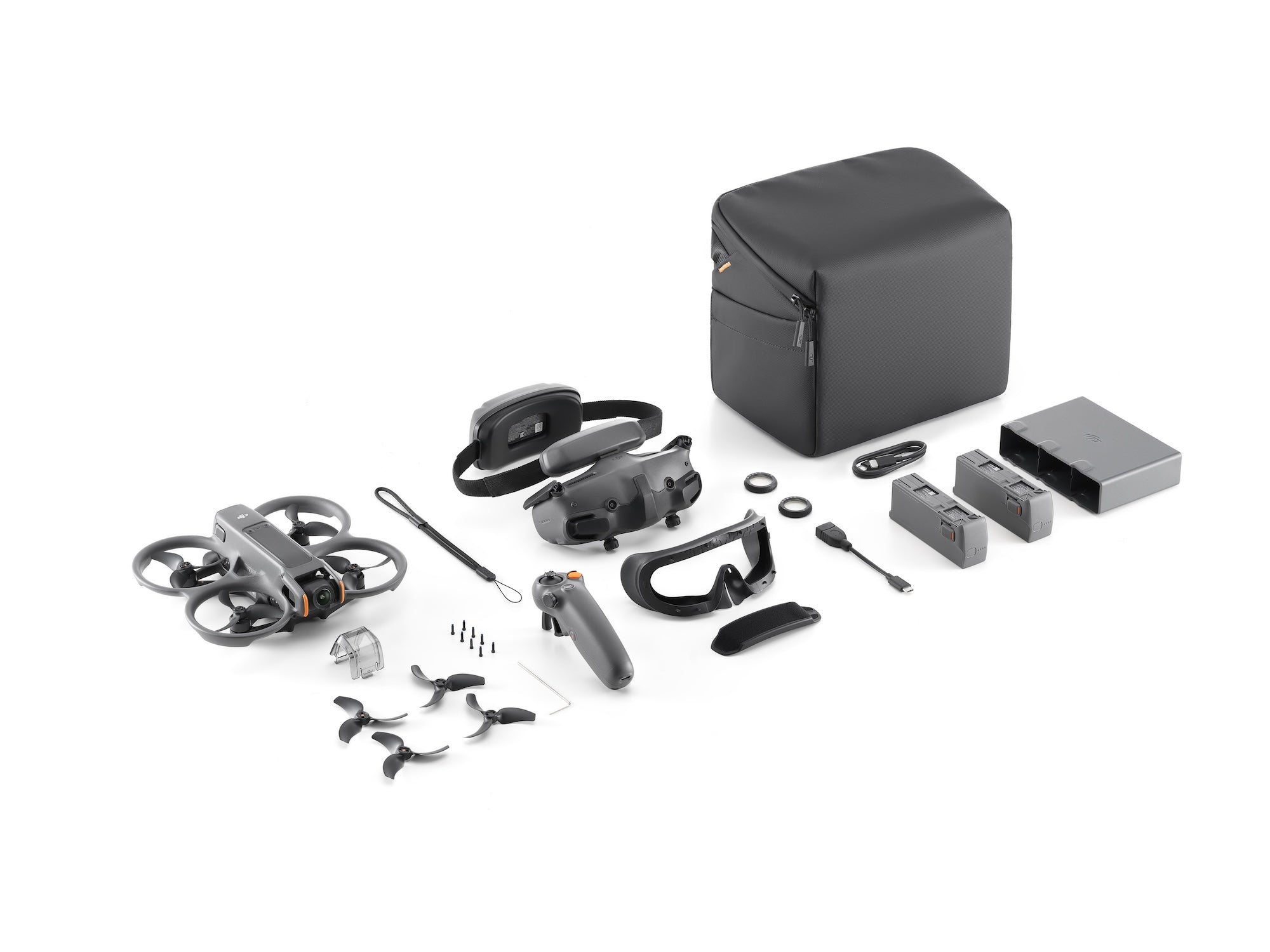 DJI Avata 2 FPV Drone Fly More Combo with Goggles 3, RC Motion 3 Contr