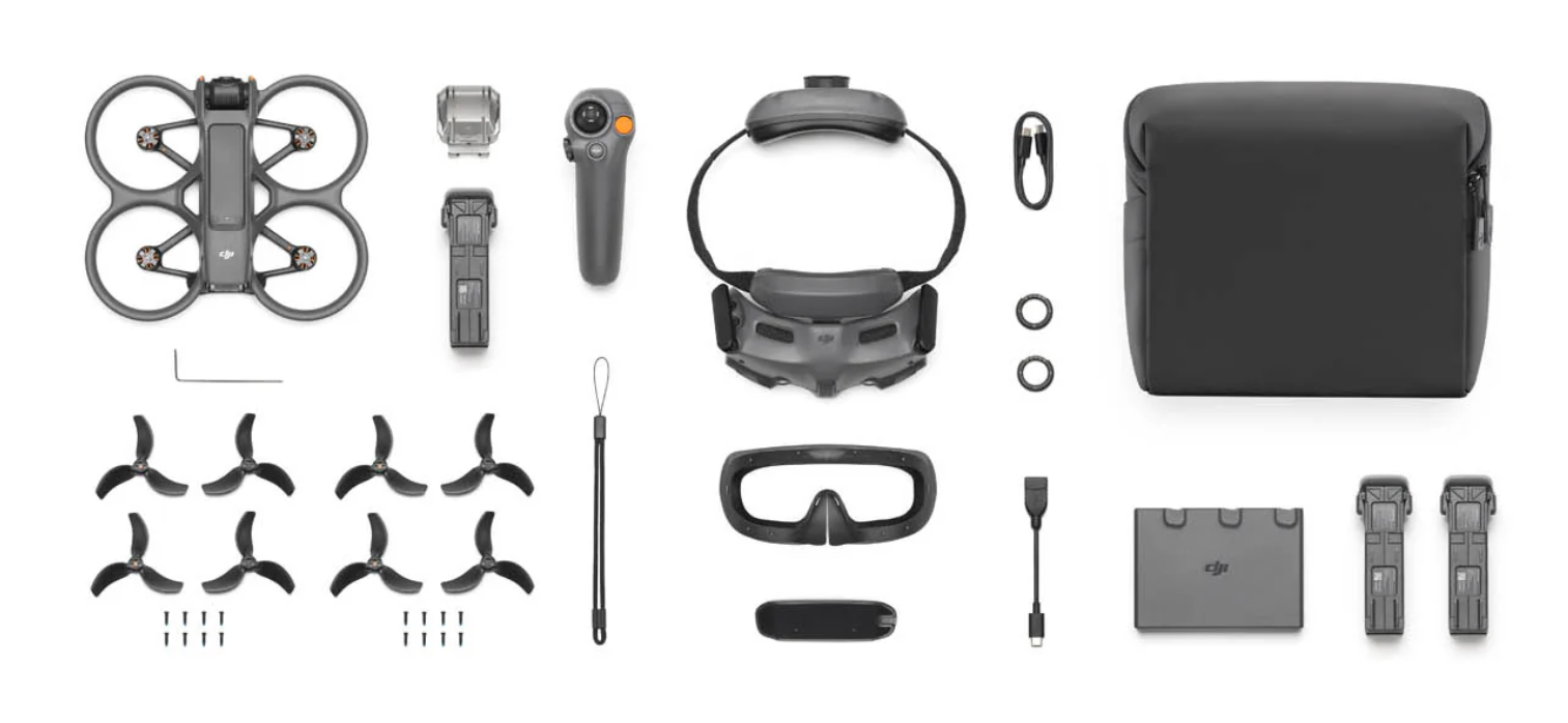 DJI Avata 2 Tactical Bundle - Fly More Kit with 3 Batteries