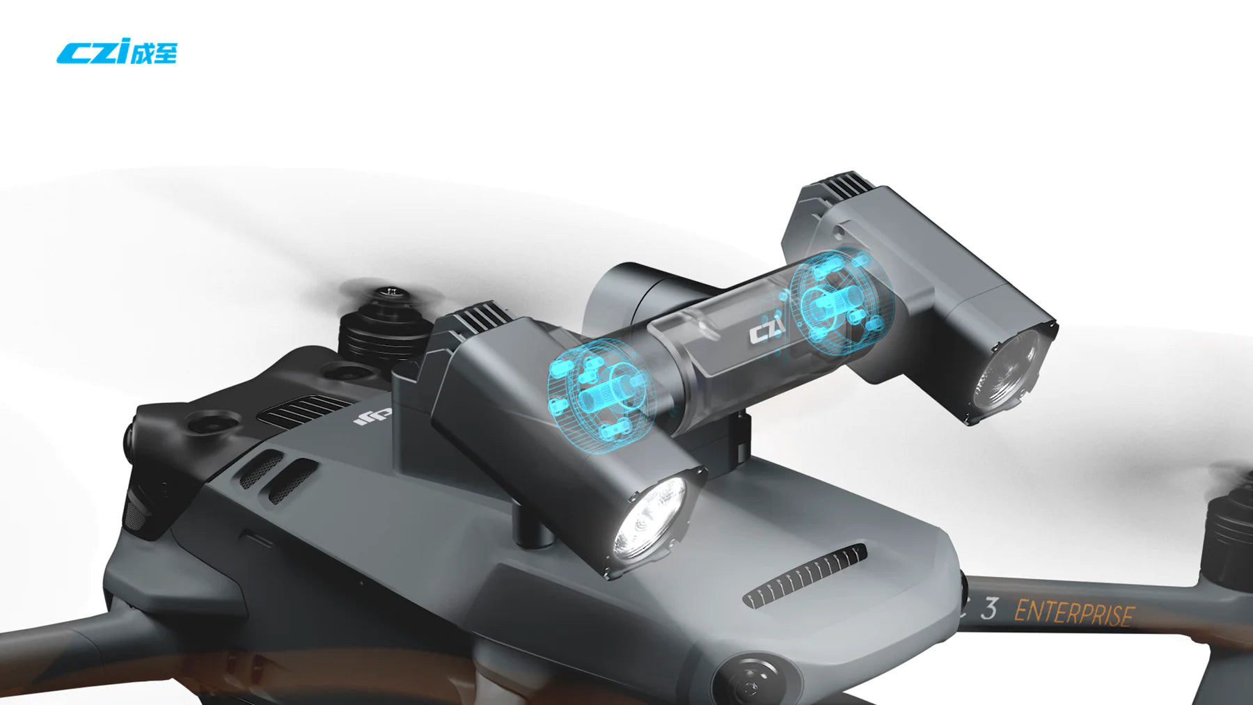 CZI GL-10 Spotlight for Mavic 3 Enterprise CZI Florida Drone Supply CZI GL-10 Spotlight for Mavic 3 Enterprise