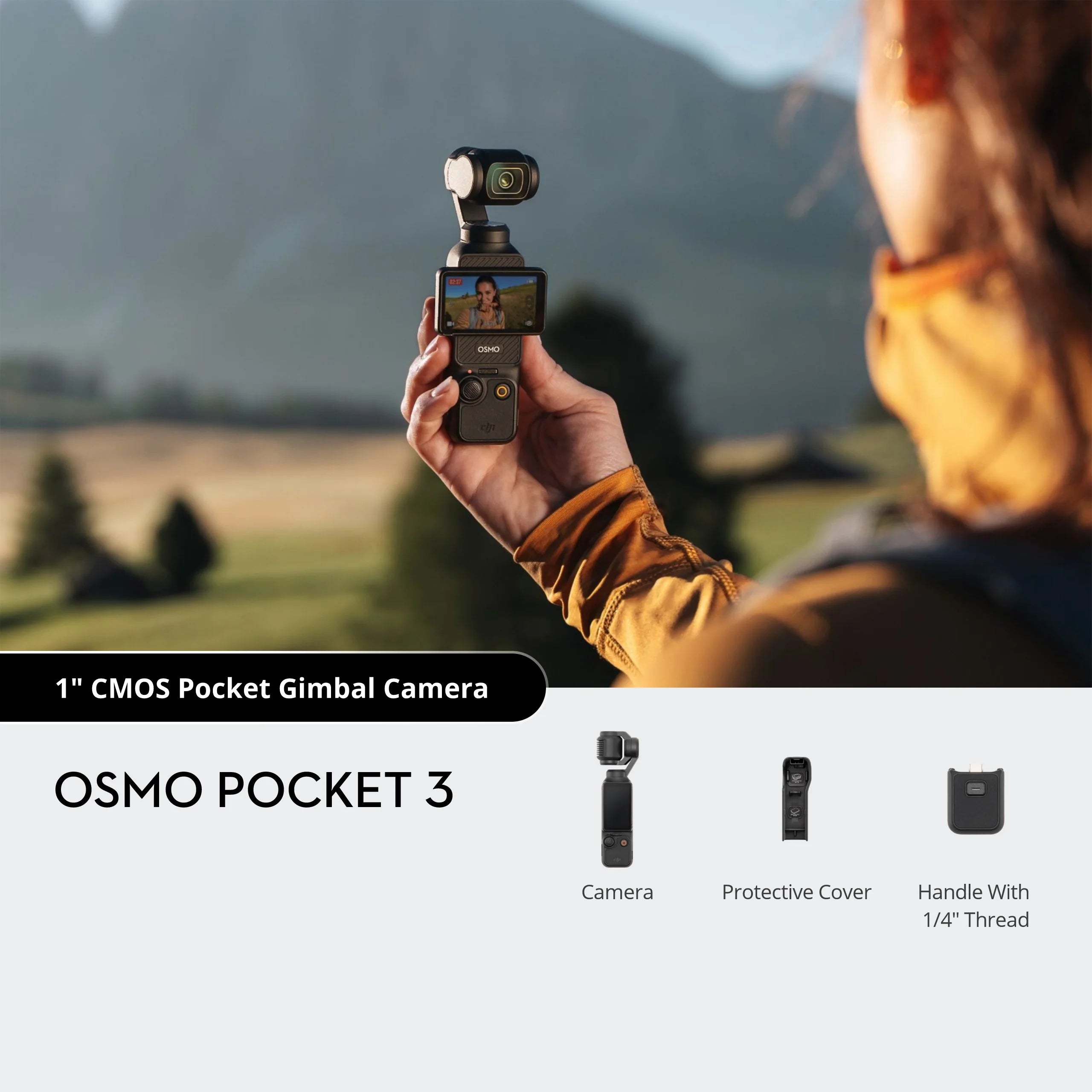 OSMO POCKET 3 HANDHELD POCKET GIMBAL CAMERA 1-INCH CMOS & 4K/120FPS