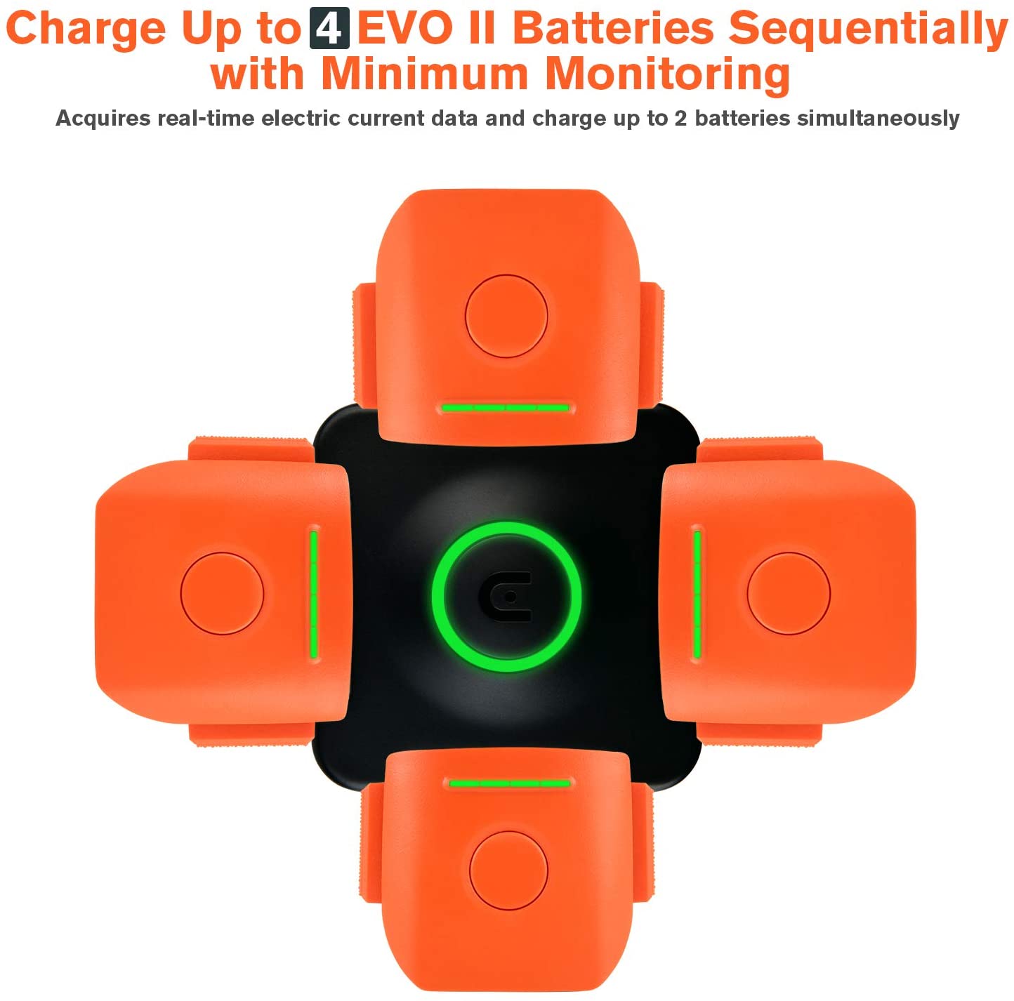 Autel Robotics EVO 2 Drone Series 4-in-1 Multi Battery Charging Hub Autel Florida Drone Supply Autel Robotics EVO 2 Drone Series 4-in-1 Multi Battery Charging Hub