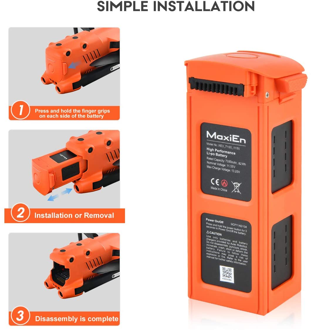 Autel Robotics EVO II Series Drone Intelligent Battery Autel Florida Drone Supply Autel Robotics EVO II Series Drone Intelligent Battery
