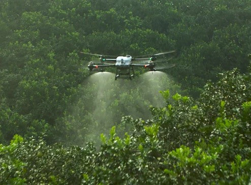 DJI AGRAS T40 Agricultural Drone - Ready to Fly Kit DJI Florida Drone Supply DJI AGRAS T40 Agricultural Drone - Ready to Fly Kit