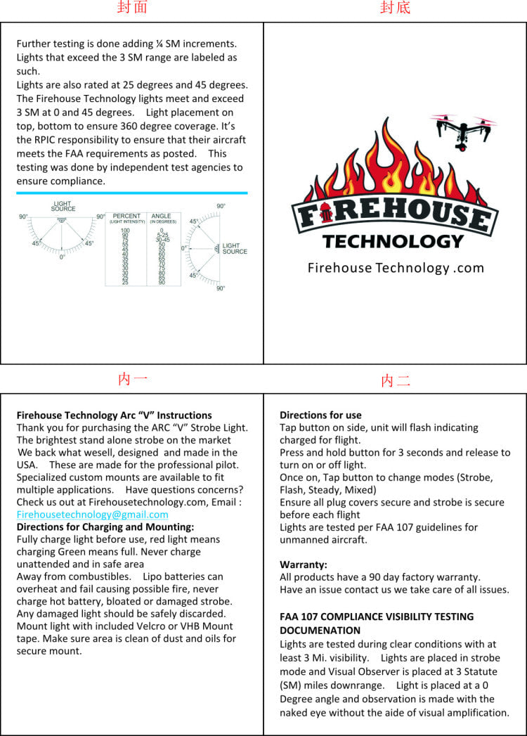 Firehouse Technology ARC V Strobe Light System (Version 5) FireHouse Florida Drone Supply Firehouse Technology ARC V Strobe Light System (Version 5)